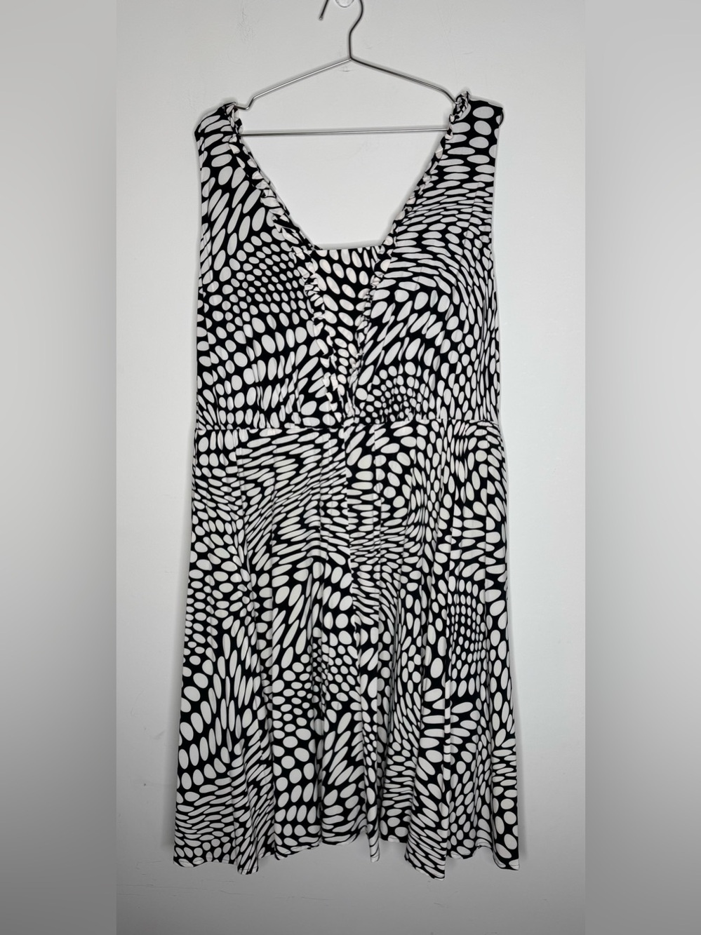 Isabel Toledo Lane Bryant Women’s Polka Dot Belted Dress Sleeveless Plus Size 24